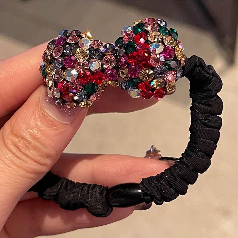 Fashion Hair Accessories Rhinestones Simple Bow Hair Rope