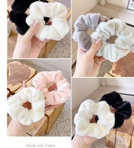 Fashion Hair Band Fleece Elastic Hair Tie Scruchies