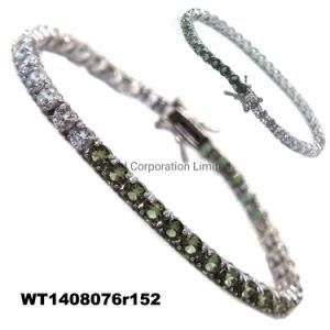 New Design Green Color Silver Bracelet Fashion Bracelet Jewelry