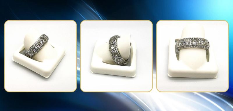 Personalized Real Silver Ring for Lady Evening Party