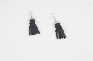 Fashion PU Leather Tassel Earring