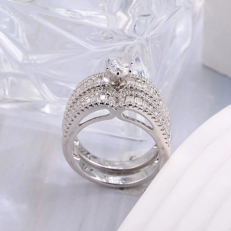 Fashion Accessories Luxury Elegant Hip Hop Fashion Jewelry Best Seller Cubic Zirconia Jewellery Trendy 2022 Fine Ring