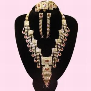 2013 Fashion Jewelry Set Necklace Set with CZ Rhinestones (XPK-K-26)