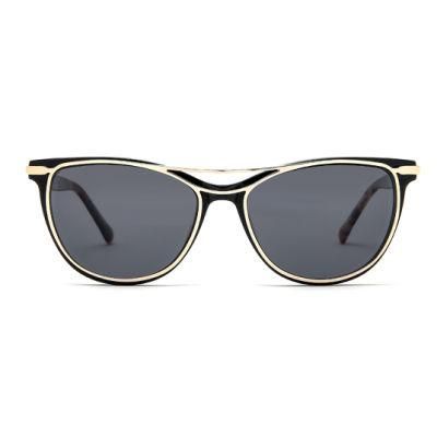 Lady Full Clip on Acetate Optical Frame Wholesale Tac UV 400 Polarized Magnetic Sunglasses