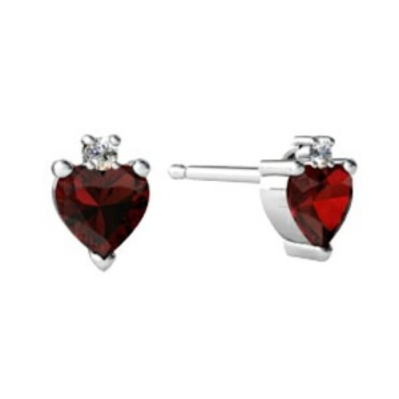 Steel Amethyst Earrings Fashion Jewelry