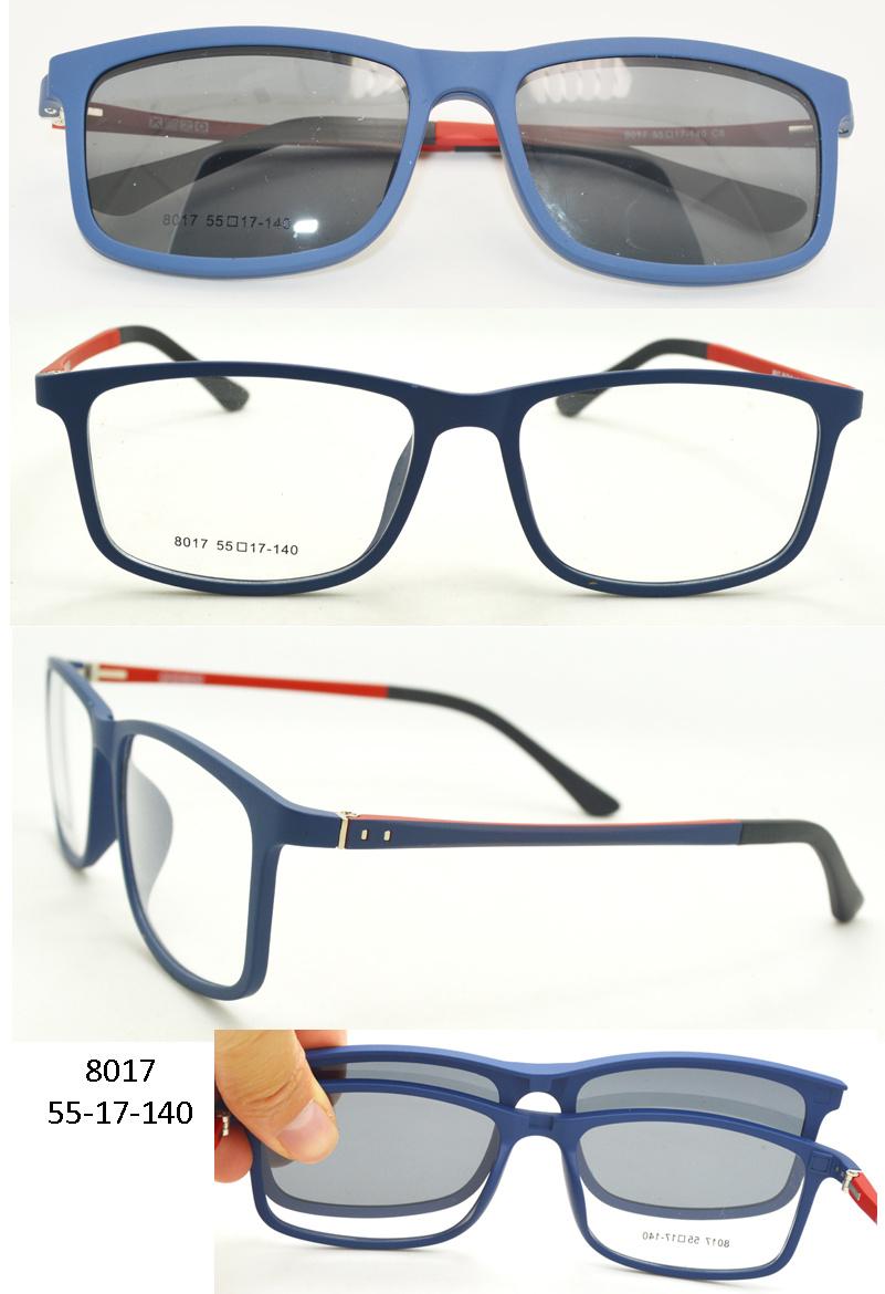 β -Ultem Clip on Sunglasses Magnatic Sunglasses Eyeglasses Function Sunglasses Visor Summer Sunglasses (7019-6002)