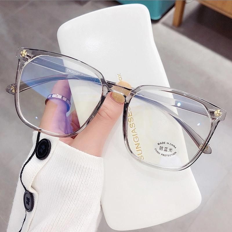 Upgrade Anti-Blu-Ray Glasses Big Frame Student Computer Work Use Anti-Fatigue Sunglasses