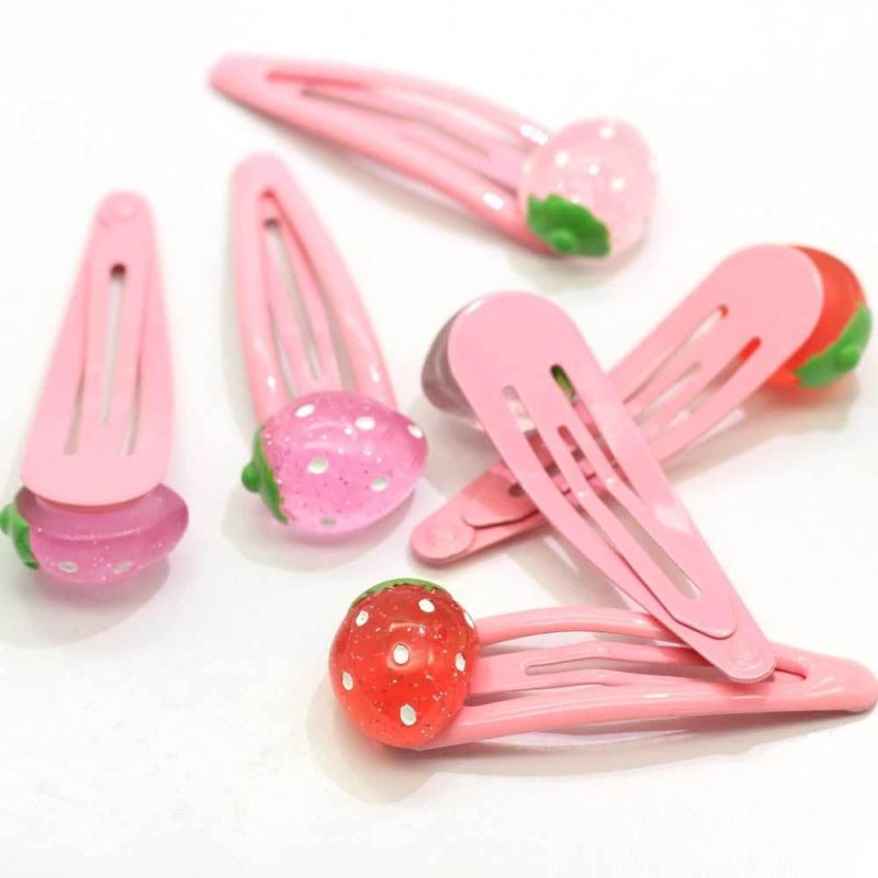 Children Kid Cute Lovely Strawberry Hair Clips