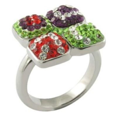 Luxurious Unique Crystal Women Jewelry Ring
