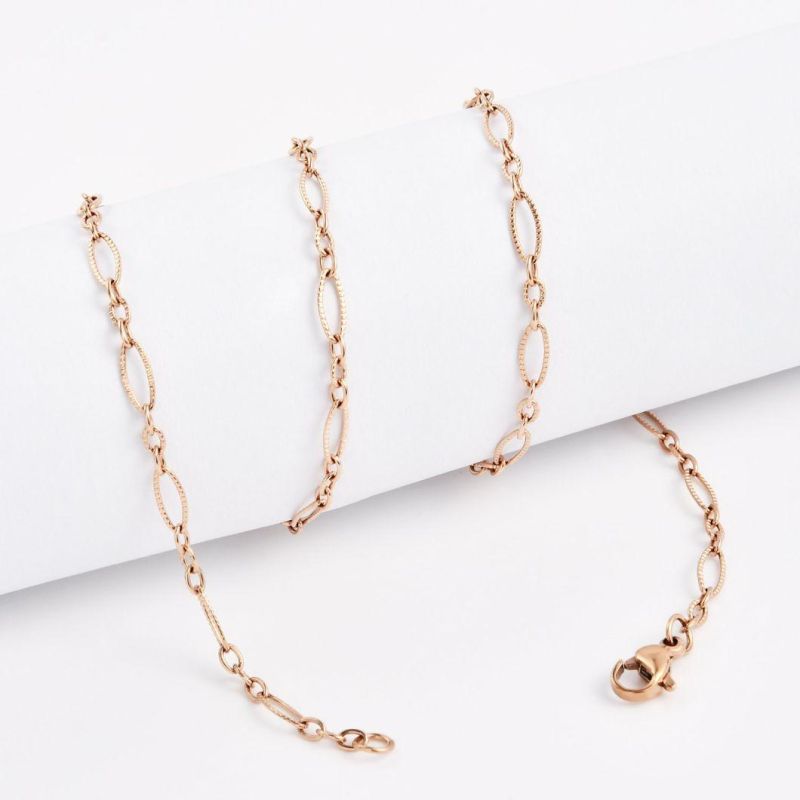 Stainless Steel Fashion Jewelry Chain Necklace Anklet Bracelet for Jewellery Accessories Design
