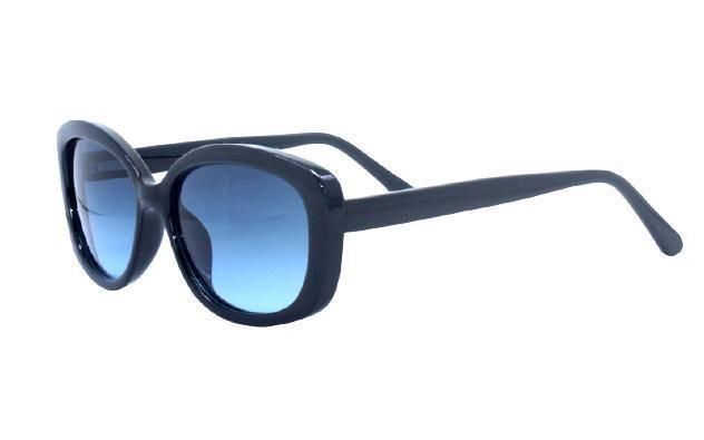 Classic Modern Metal Half Round Trim Temple Lady Sunglasses