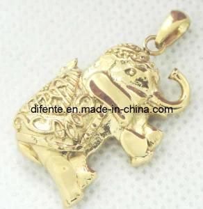 Fashion Stainless Steel Elephant Pendant (PX6600)