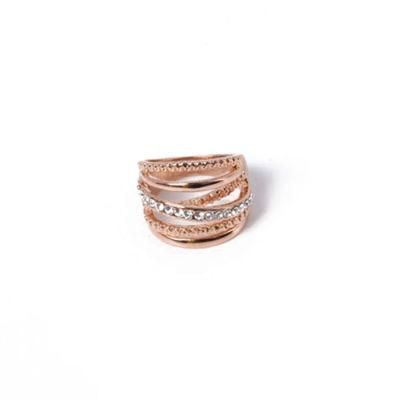 Sample Available Fashion Jewelry Glod Ring with Rhinestone