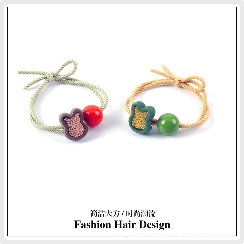 Fashion Jewelry Fresh Temperament Hair Ring Preparation Beads Head Rope