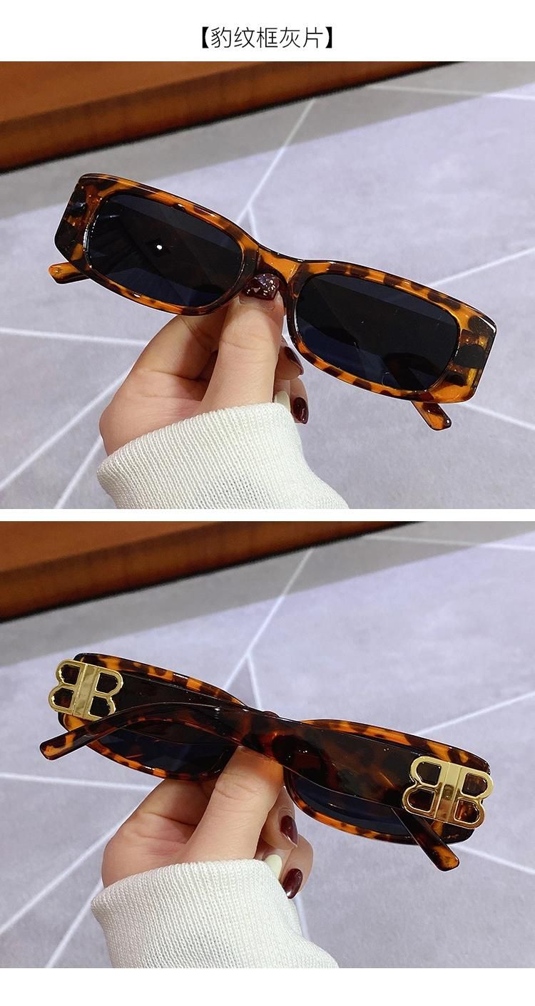 Colorful Sunglasses Jelly Color Fashion Net Red Same Style Square Small Frame Glasses