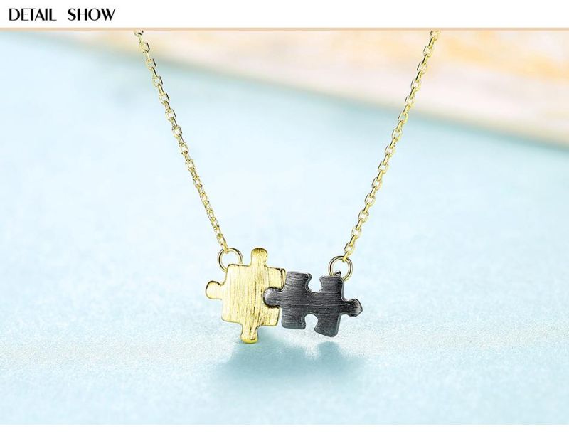 Golden and Black Turkish Choker Collarbone Chain Necklace for Man