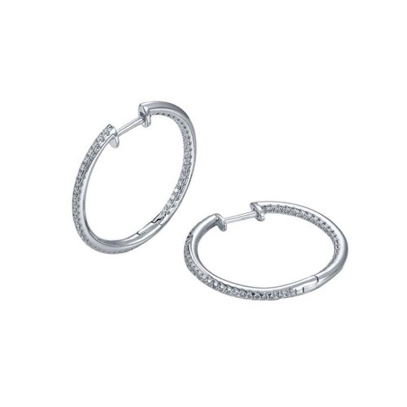 925 Silver Party Fashion CZ Earring for Women