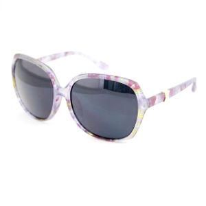 Flower Print Fashion Sunglass with Big Lens Frame (14308)