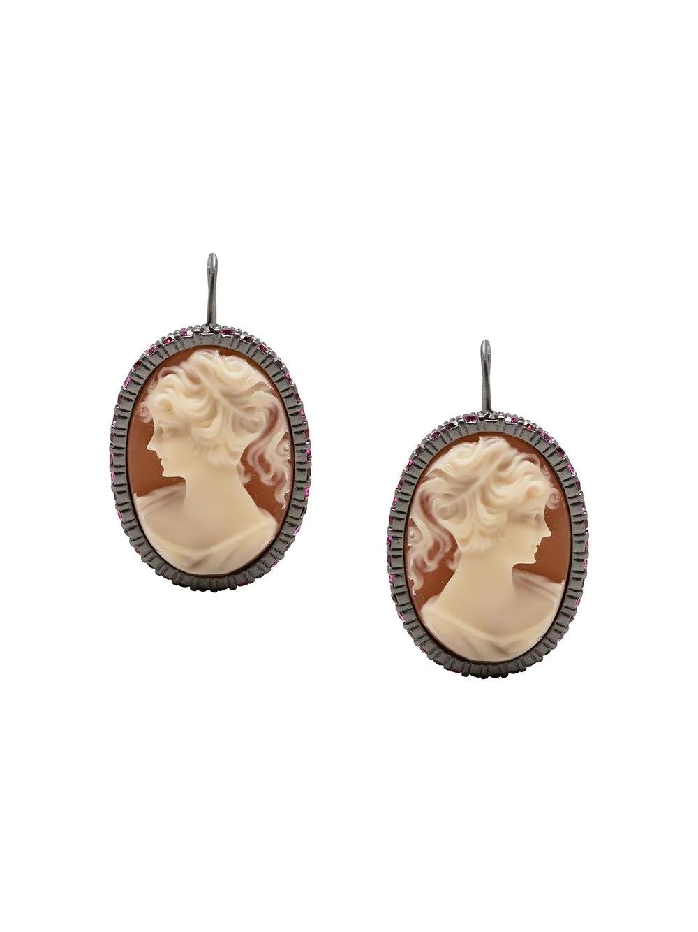 Fashion Vintage Human Head Earrings Jewelry