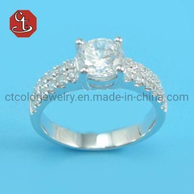 Oval Diamond Ring For Women Simple Style Engagement Finger Love Ring Ladies Fashion Wedding Rings Jewelry Gifts