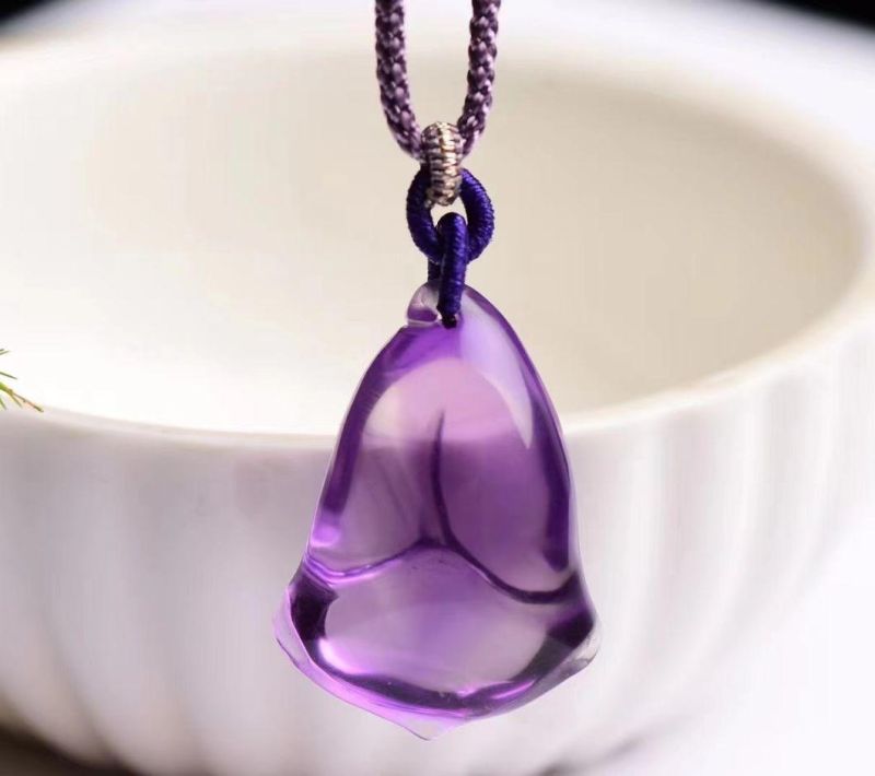 Amethyst Mangnolia Pendant China Donghai Crystal