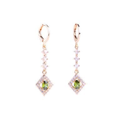 Unique Design Fashion Statement Jewelry Colorful Drop Earrings for Female