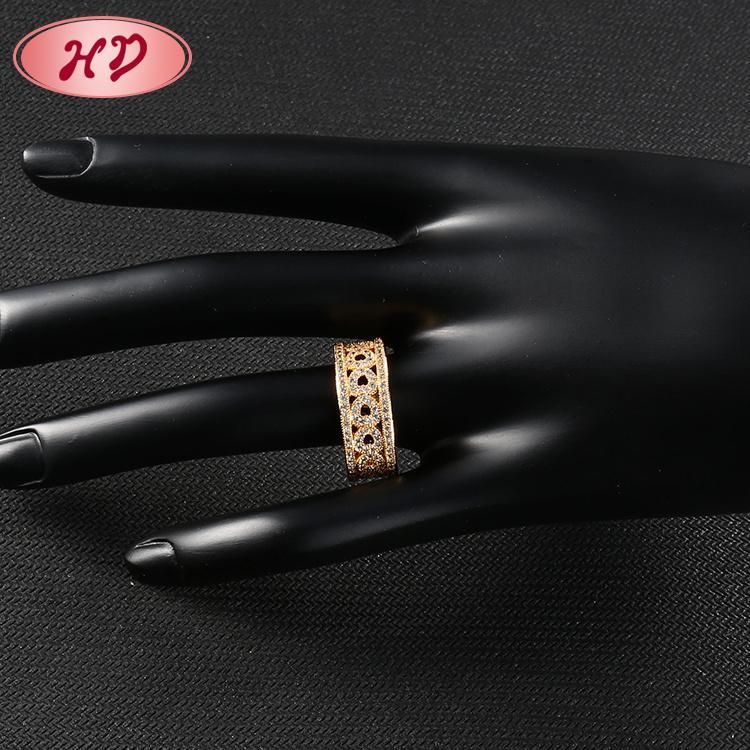 14K 18K Gold Plated Fashion Wedding Engagement Jewelry Stainless Steel Silver Man Finger Rings Design
