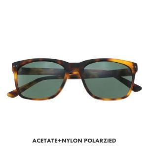Acetate&Nylon Polarized Sunglasses, Square Men&prime;s Fashion 1
