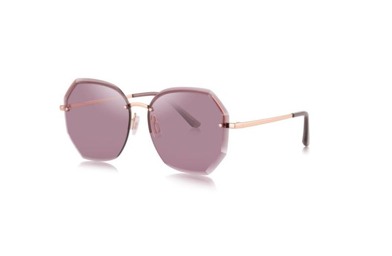 2020 Ready Made Fashion Metal Sunglasses with Mirror Lens
