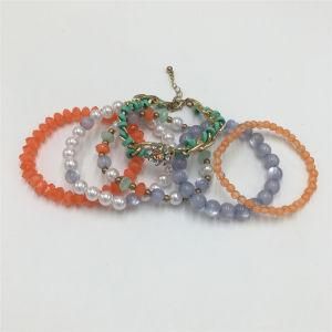 Vintage Jewellry Fashion Alloy Bracelet with Chaming Beads Ladies Bracelet