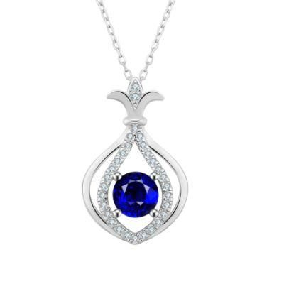 Jewelry Wholesale 18K Gold Plated Rhodium Plated Women Necklace Moissanite Jewelry