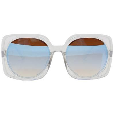 2020 Crystal Clear Mirror Lens UV400 Fashion Sunglasses
