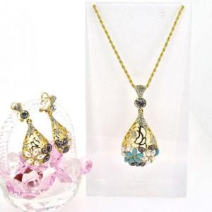 Fashion Jewellry Sets Plating 22k Color Yellow Golden New Style Jewelry (AB05746B1OGSL)