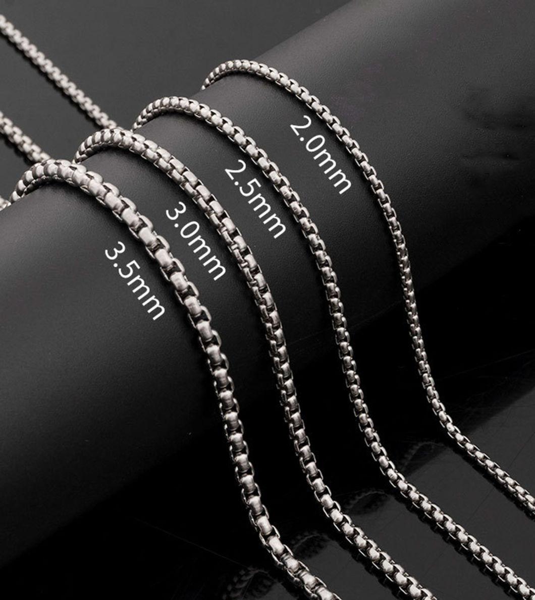 Stainless Steel Vacuum Color Preservation Vacuum Plating 18K Gold Square Pearl Necklace, Environmental Protection and Colorless Ssnl2811