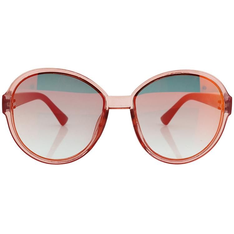 2022 Round Shape Red Mirror Fashion Sunglasses