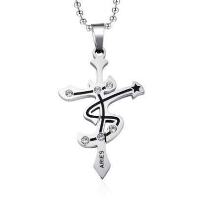 Christian Jewelry Fashion Creative Twelve Constellations Stainless Pendant for Np-F-Dz112