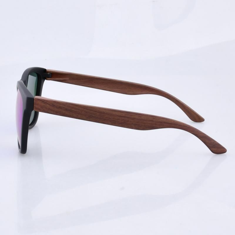 2022 Vintage Promotional Custom Logo Men Brand Wooden Print Frame Glasses Design Custom Sunglasses