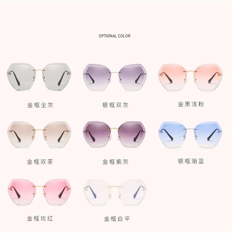 Large Size Multi-Color Frame for Men Women Flashing Plastic Design Decoration Party Sunglasses Elastic Temple Frame Sunglasses