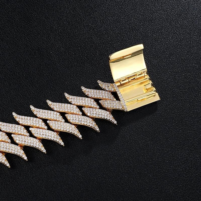 Luxurious Costume Jewelry Copper Necklace for Rapper
