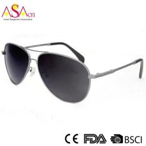 Fashion Classic Simple Polarized Unisex Metal Sunglasses (16030)
