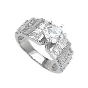 Glitzy Rocks Silver Precious Gemstone Ring