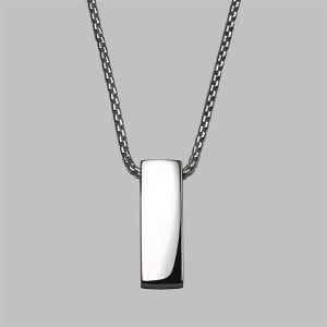Fashion Jewelry&#160; Block Pendant&#160; &#160; Stainless Steel&#160; &#160; Necklace