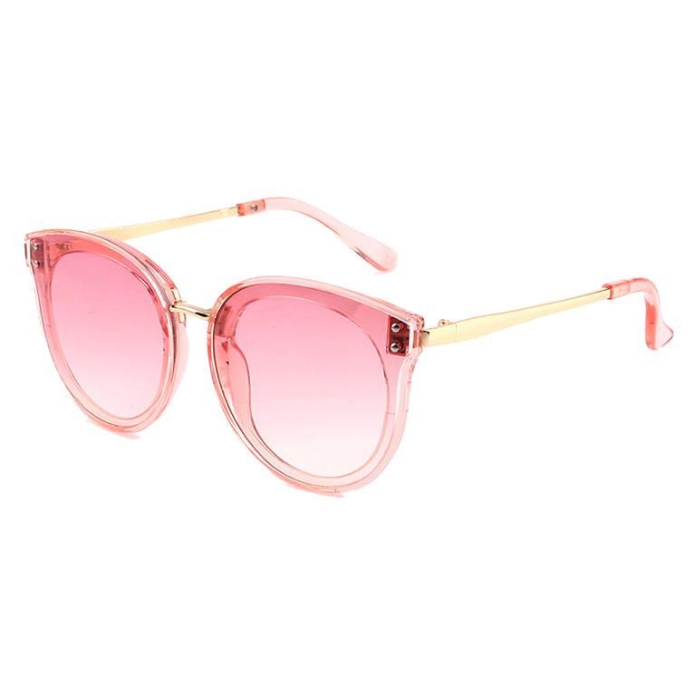 2017 Hot Selling Cat Eye Fashion Sunglasses with Flat Lens