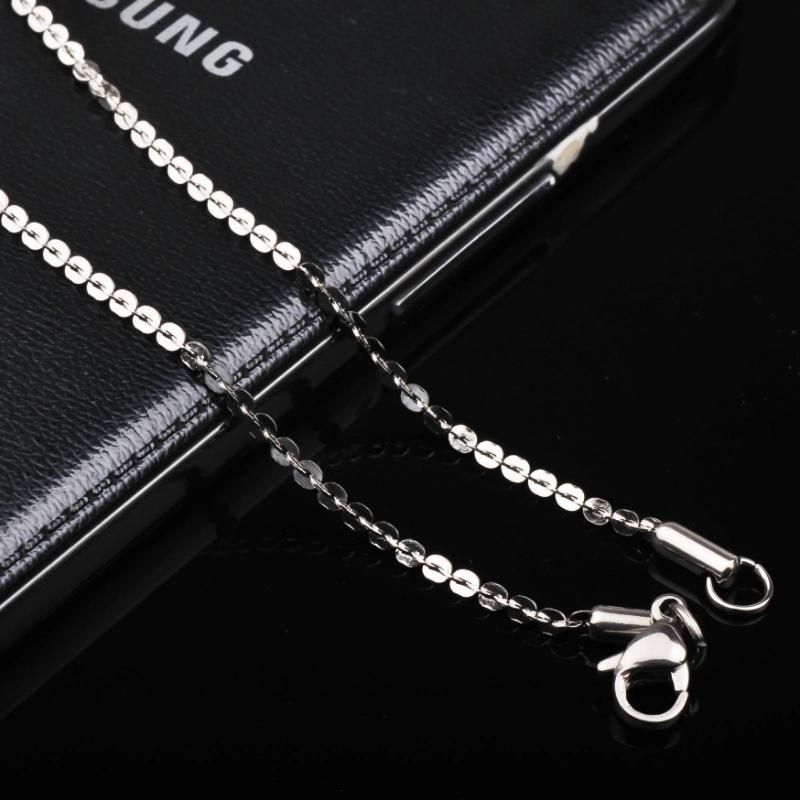 Hot Selling Jewelry Stainless Steel Round Boston Chain Ladies Necklace