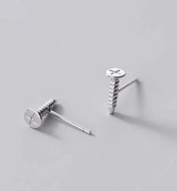Attraccnew Screw Piercing Stud Earrings