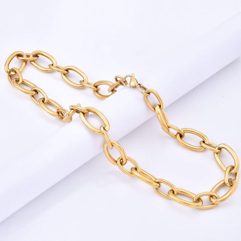 Costomized Charm Gold Plated Stainless Steel Non Fade Non Tarnished Fashion Jewelry Necklaces