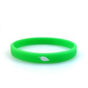Leisure Sports Bracelet Leaf Silicone Wristbands