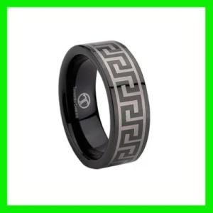 Black Tungsten Carbide Ring