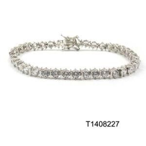 Fashion Bracelet Jewelry Tennis Bracelet Rhodium Plating