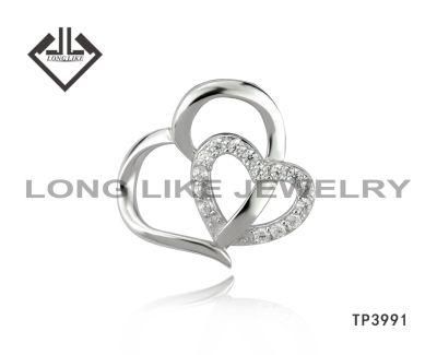 Sterling Silver Jewelry Heart Pendant